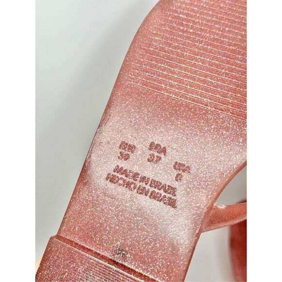 Steve Madden Sandals Womens Size 8 Pink Jelly Double Straps Slip On - Picture 5 of 7